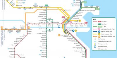 Mapa de DARDO estacións de Dublín