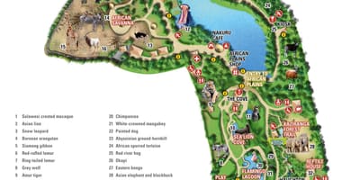 Mapa de Dublín zoo